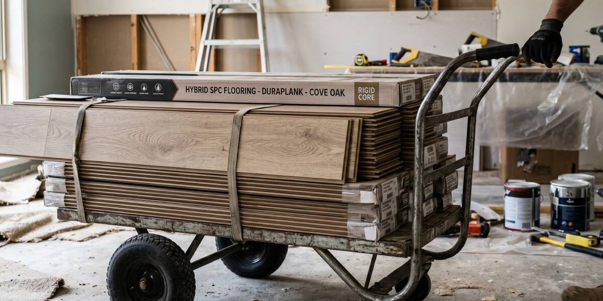 Hybrid flooring planks ready for installation in an Australian home 2026